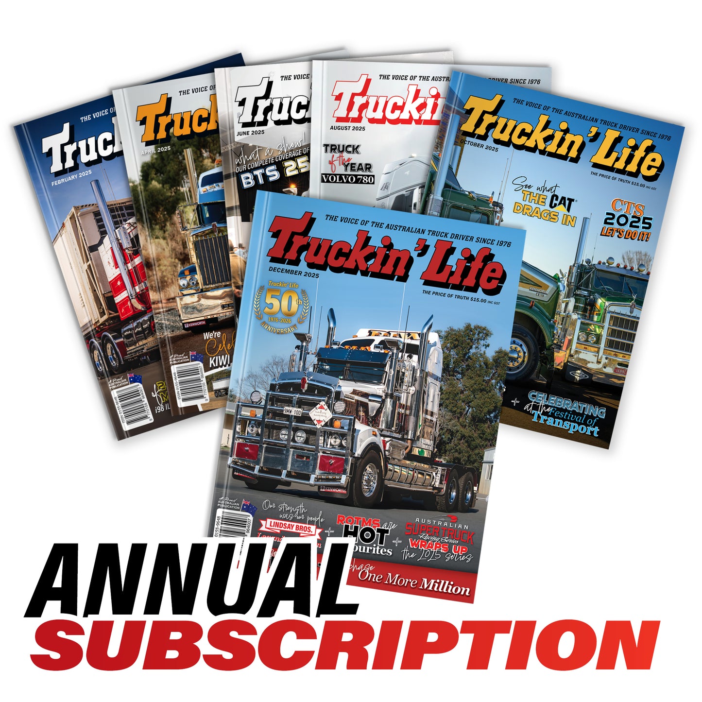 Annual Truckin  Annual Subscription