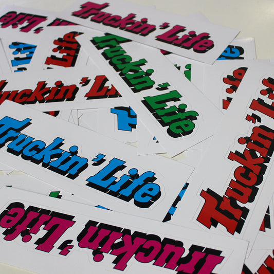 Truckin' Life Stickers