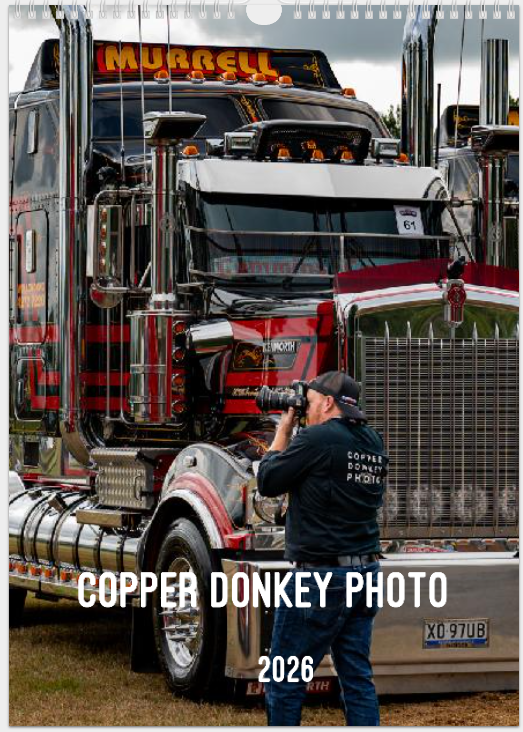 Copper Donkey Photo 2026 Truck Calendar