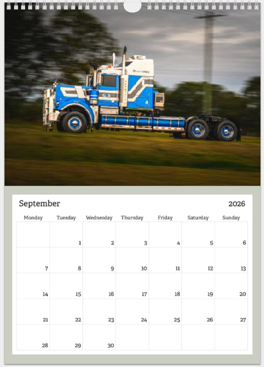 Copper Donkey Photo 2026 Truck Calendar